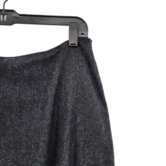 Lilith Women's Wool Blend Solid Pleated Hem Midi Skirt - L - Picture 2 of 8